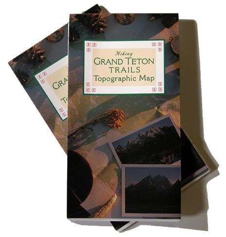HIKING GRAND TETON TOPOGRAPHIC MAP