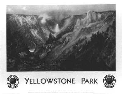 Yellowstone National Park: Thomas Moran Print
