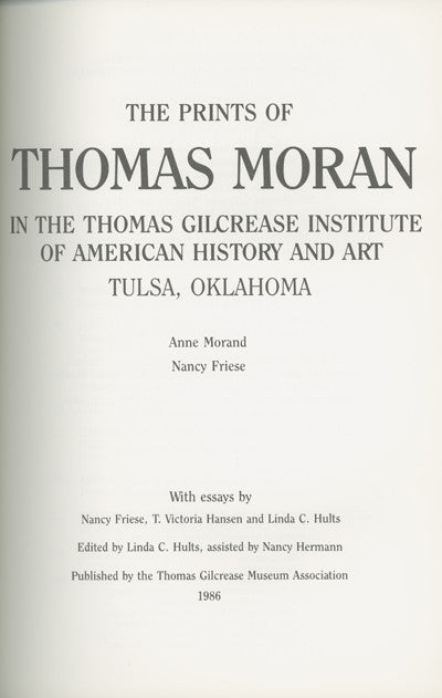 Prints of Thomas Moran, The