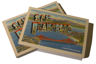 GREETINGS FROM SAN FRANCISCO - A POSTCARD BOOK