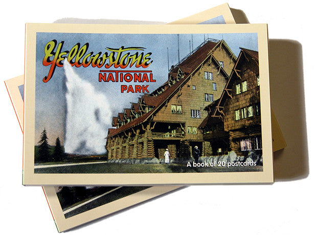 GREETINGS FROM YELLOWSTONE - A POSTCARD BOOK